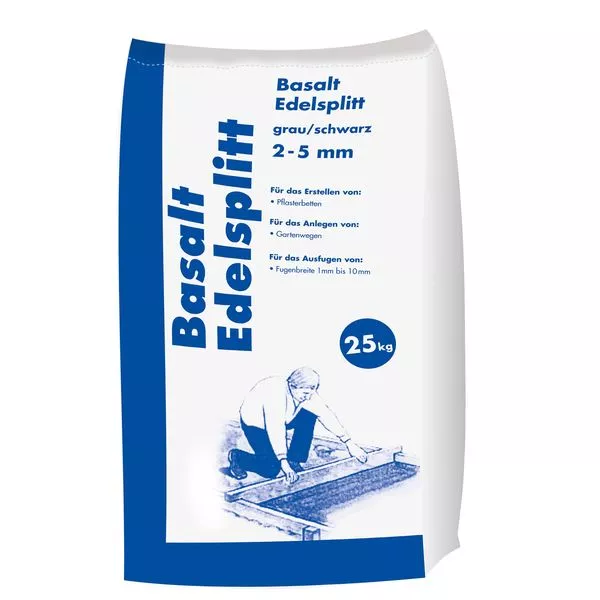 Basalt Edelsplitt 2-5mm 25kg