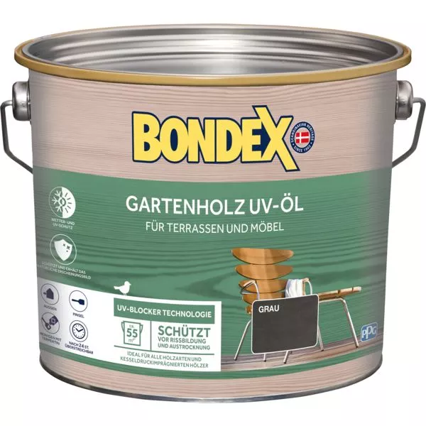 Holzöl UV Bondex grau 2,5L