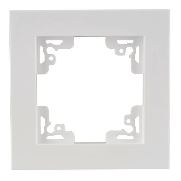 Abdeckrahmen 1f Melbourne S702 weiß