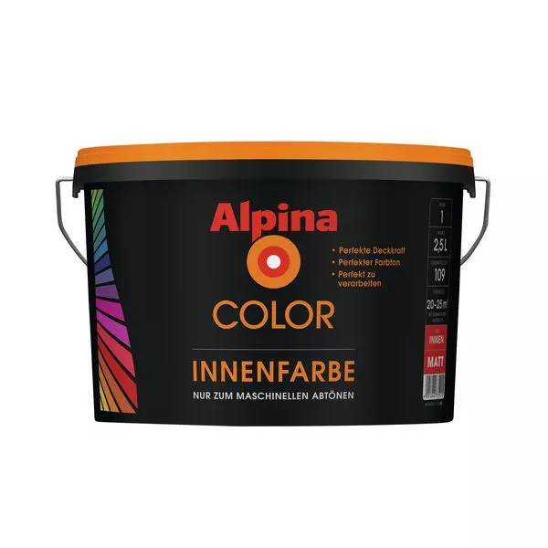 Alpina Innenfarbe matt Basis3 2,5L Color Tinting