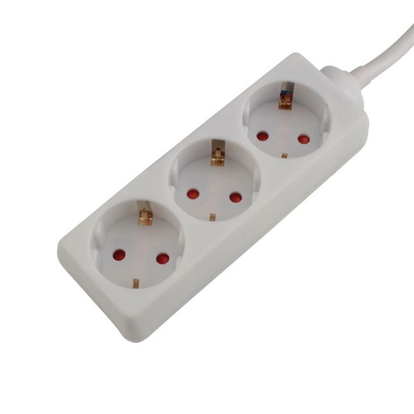 Tischsteckdose 3-fach 1,4m H05VV-F 3G1,5mm²