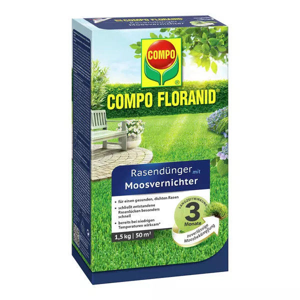 COMPO Rasendünger mit MV 50qm 1,5kg Compo EREG -B3-