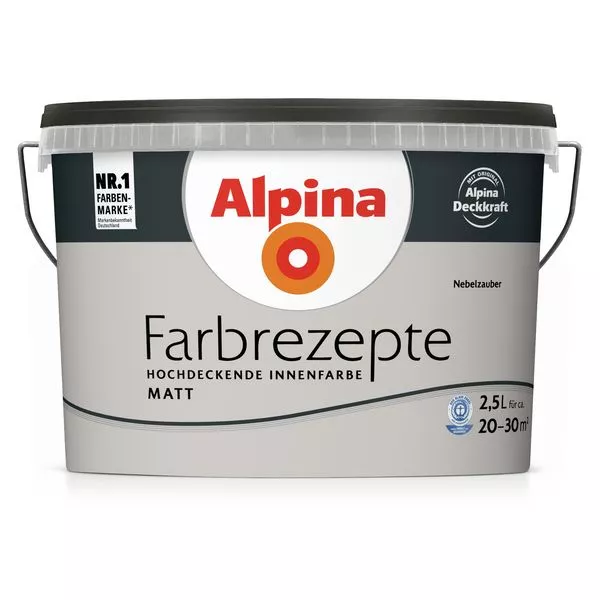 Wandfarbe Farbrezepte Nebelzauber 2,5L