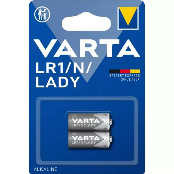 Batterie Elec. LR1 Lady A/M 2er Varta im Blister Alkali-Mangan