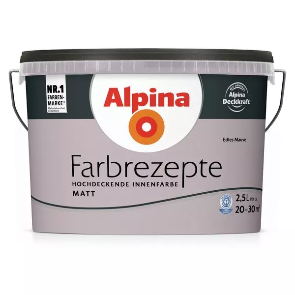 Wandfarbe Farbrezepte Edles Mauve 2,5L