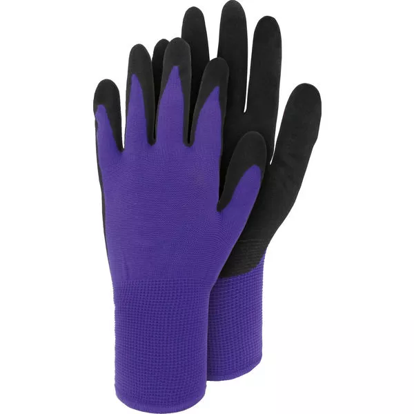 Handschuhe WonderGripViola violett Gr.10 Nylon Nitrilbeschichtet 15G