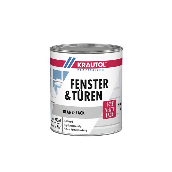Fenster- u. Türenlack glz weiß 2,5l Venti