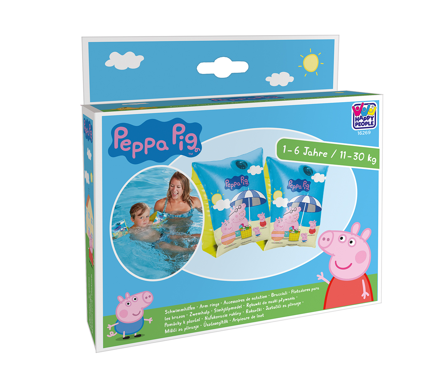 Happy People Peppa Pig Schwimmhilfen Schwimmflügel