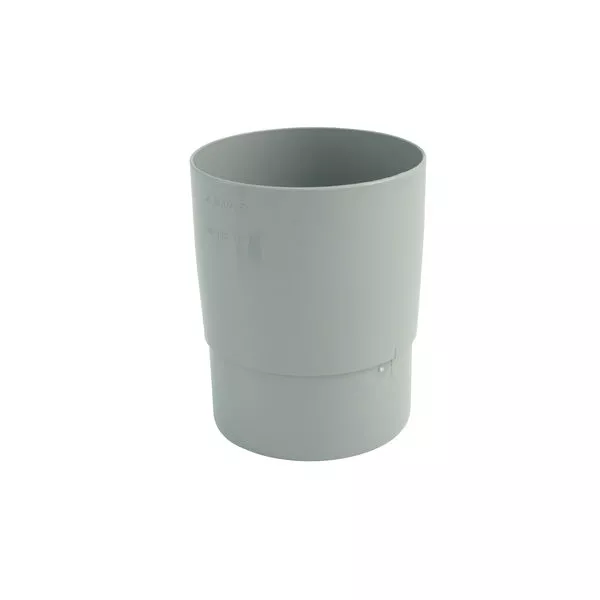 Rohrmuffe 105 grau