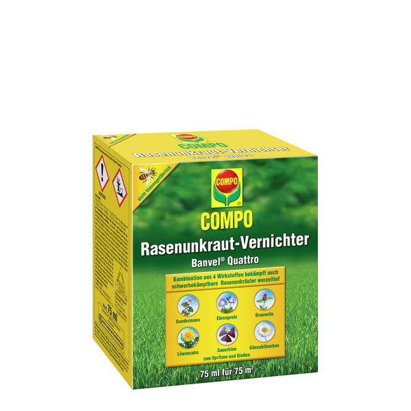 COMPO Rasenunkraut-Vernichter Q 75ml Compo EREG Banvel Quattro -B4-