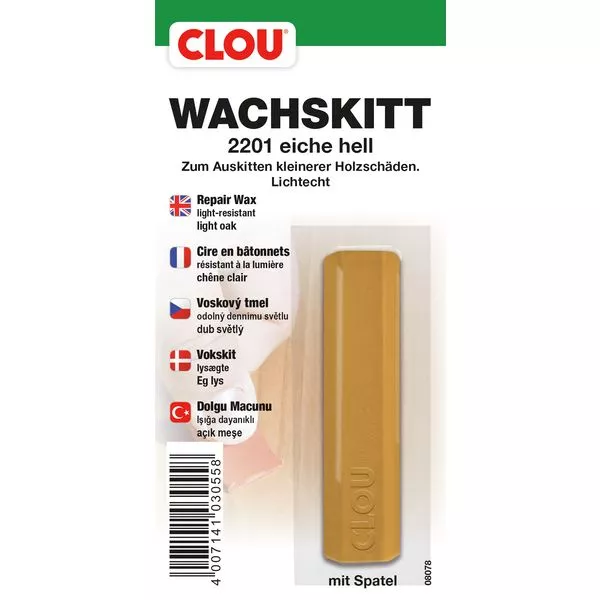 Wachskitt-Stange Eiche hell Clou
