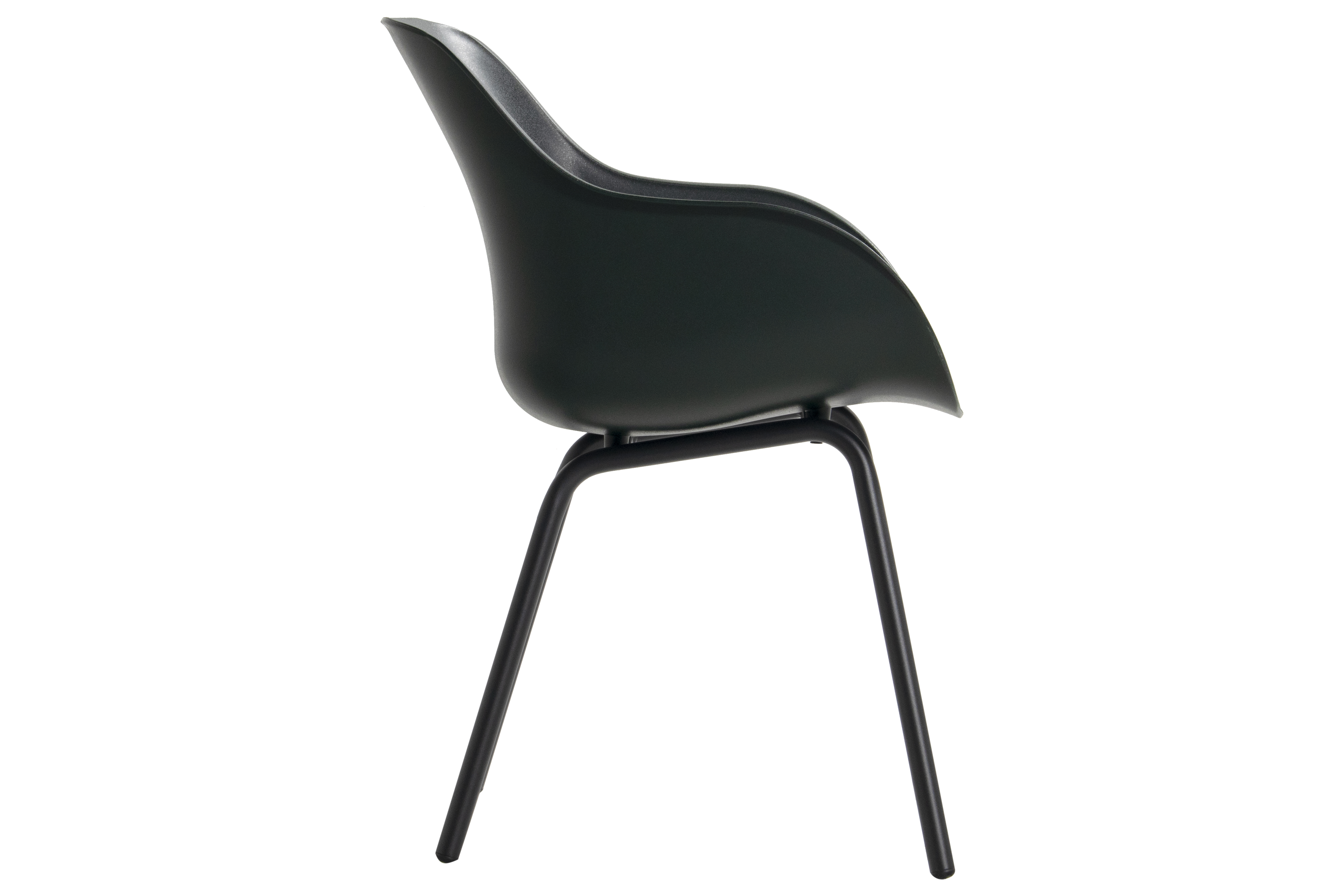Hartman Stuhl Sophie Rondo Elegance, Schwarz/Dunkelgrün