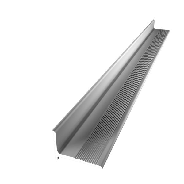 Wandanschl.profil PF 369SK anthrazit 270 Universal selbstklebend pulver beschich-