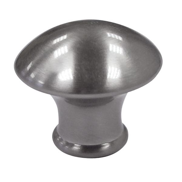 Möbelknopf Messing Edelstahleffekt 30 mm