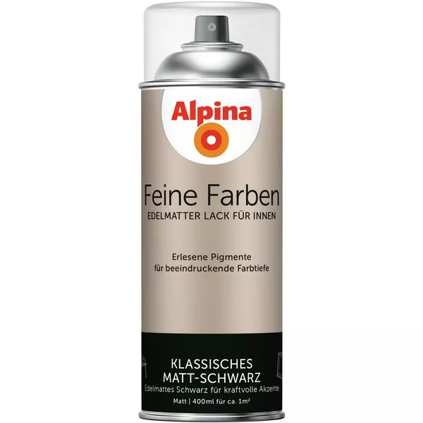 Buntlack Spray Klass. schwarz matt 400ml Feine Farben Sprühlack