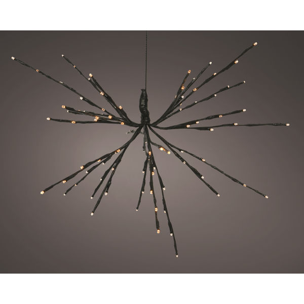 LED Durawise Polarstern sw/ww 25cm-96L BO Outdoor
