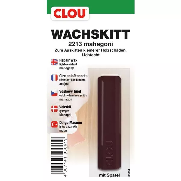 Wachskitt-Stange Mahagoni Clou
