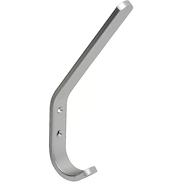 Huthaken Alu silberf. eloxiert 145 mm doppelt