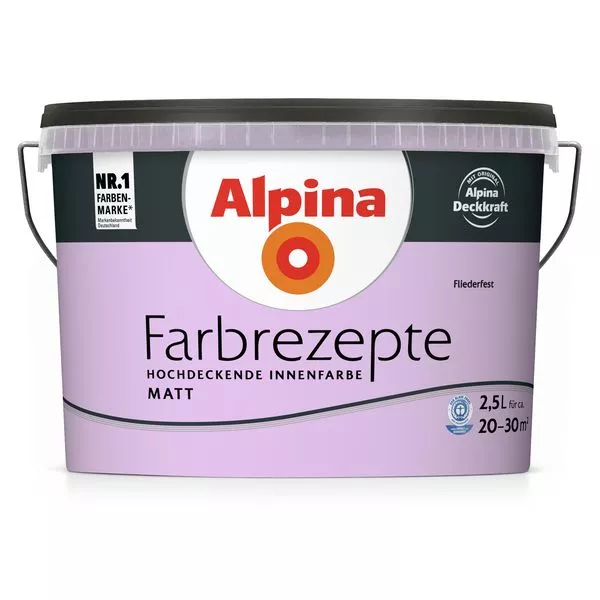 Wandfarbe Farbrezepte Fliederfest 2,5L