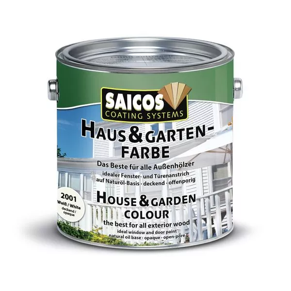 Haus & Garten-Farbe mahagonibraun 2,5l