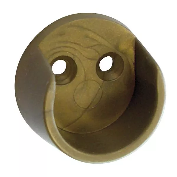 Schrankrohrlager KU weiß für 20 mm (2 Stück) (PG G)