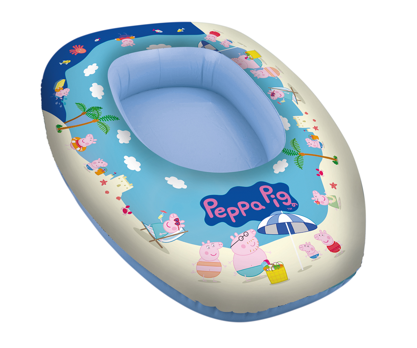 Happy People Peppa Pig Kinderboot, 80 x 54 x 22 cm
