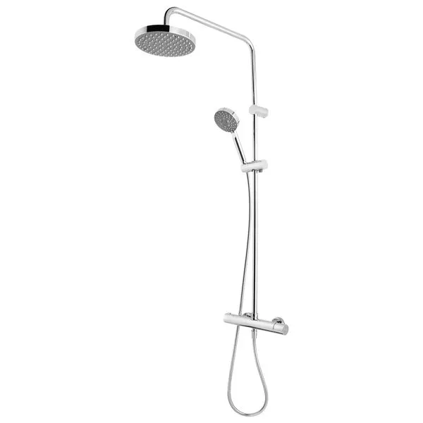 Duscharmatur Thermostat Aquamaxx 330 Kopfbrause rund, hochglanz verchromt