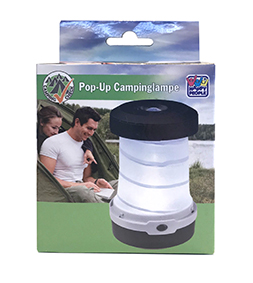Happy People Pop-Up Campinglampe, 13 cm