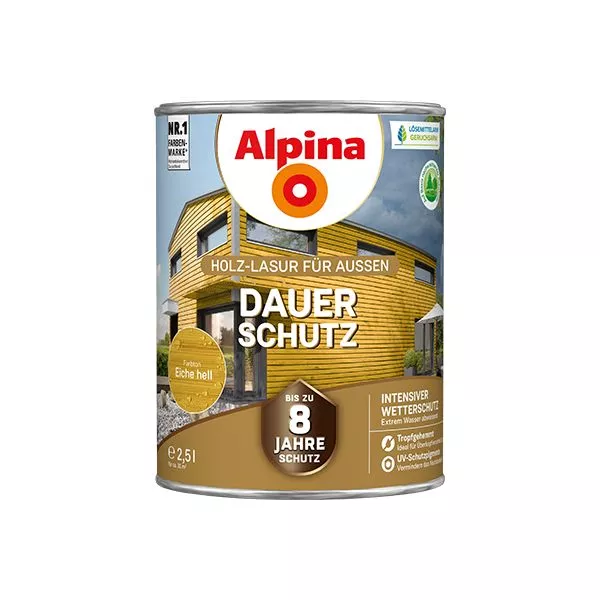 Dauer-Schutz Lasur eiche hell 2,5L