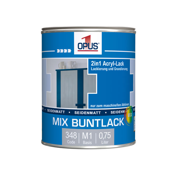 OPUS1 Buntlack wv Mix sm B2 0,75L Basenmaterial Farbstudio