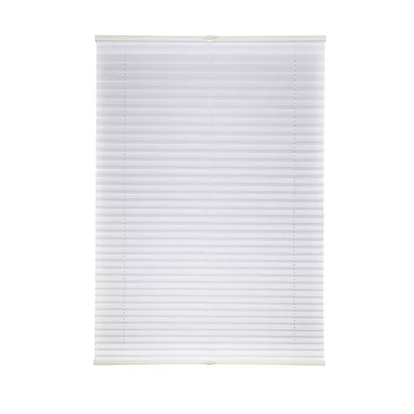 Plissee verspannt free weiss 70x130cm