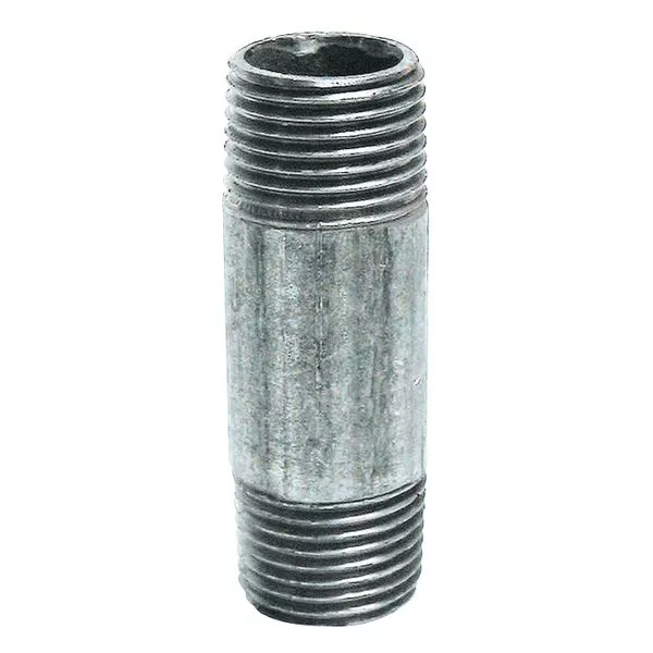 Rohrnippel verz. AG 1/2"x80 mm