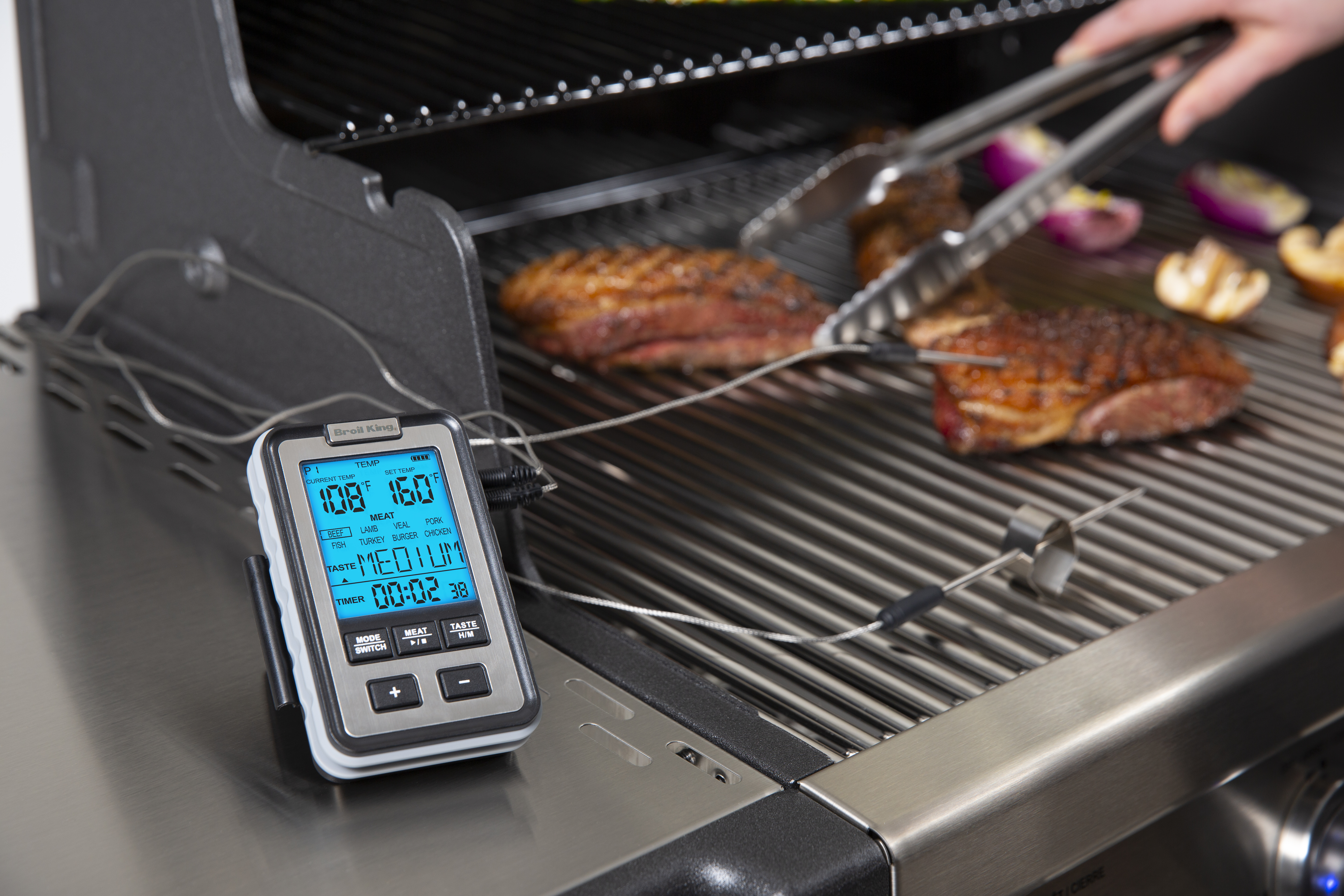 Broil King Seitenablage Grill Thermometer