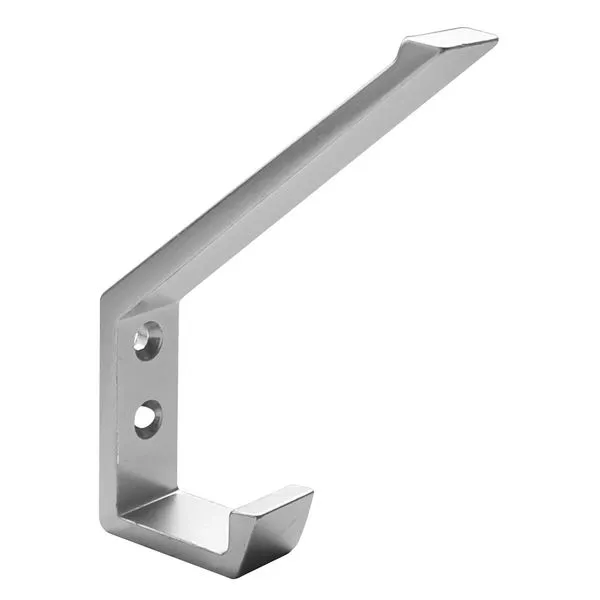 Huthaken Alu silberfarben elox. 105 mm