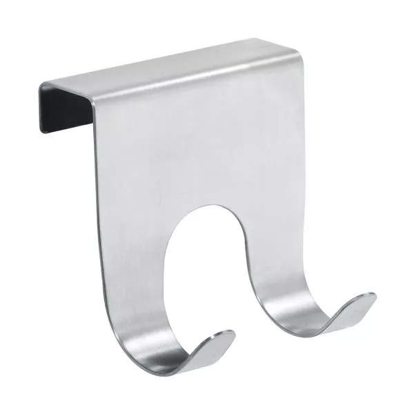 Türhaken 2 Haken Edelstahl 68x68x22 mm