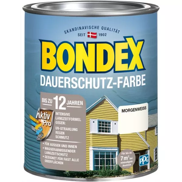Bondex Dauerschutz Farbe Morg.weiß 0,75L morgenweiß