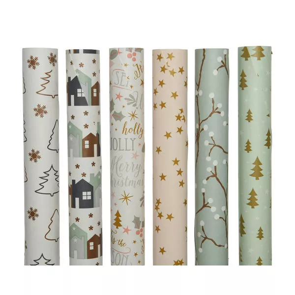 Geschenkpapier 6s bunt L200-W70-H0.01cm Papier