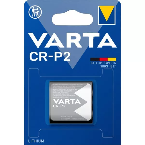 Batterie Elec. CR P2 6V Lithium 1er Varta im Blister