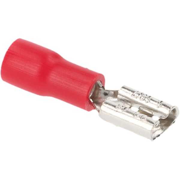 Flachsteckhülsen 4,8mm rot, 20 Stk-