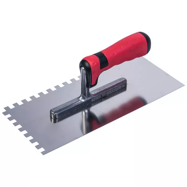 Zahnglättekelle 2K-Griff rostfr. 8x8 mm