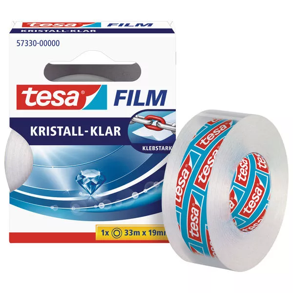 tesafilm kristall-klar 1 Rolle 33mx19mm