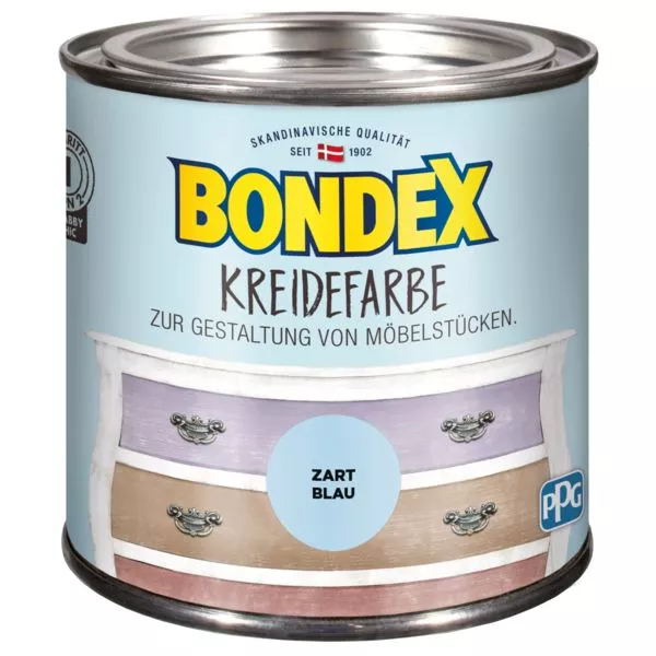 Bondex Kreidefarbe zart blau 0,5L