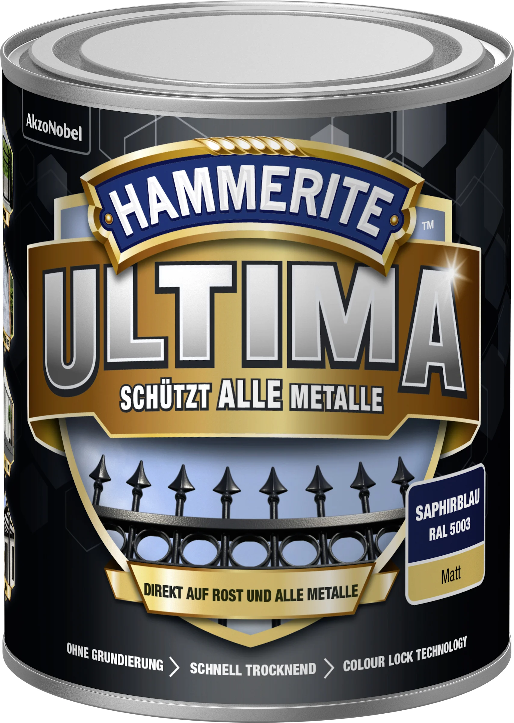 4927037_5676574_Hammerite Metallschutzlack Ultima Saphirblau matt 750 ml
