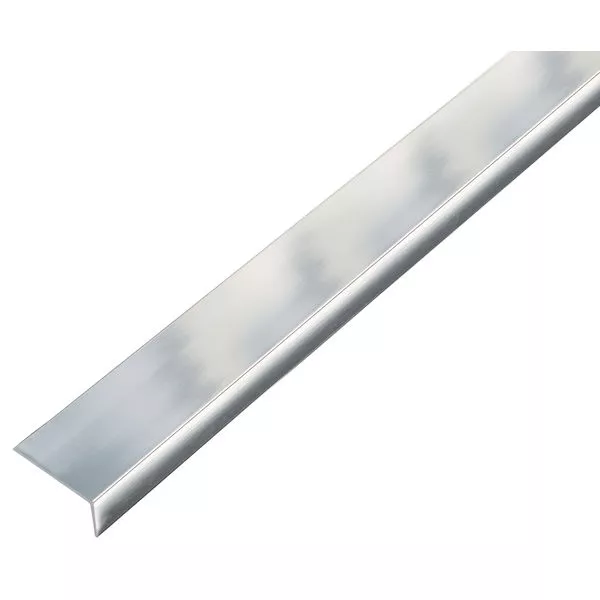 Winkelpr. Alu chromd. 25x15x1,5x1000 mm selbstklebend