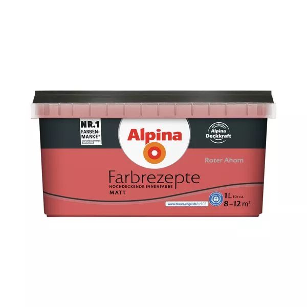Wandfarbe Farbrezepte Roter Ahorn 1L