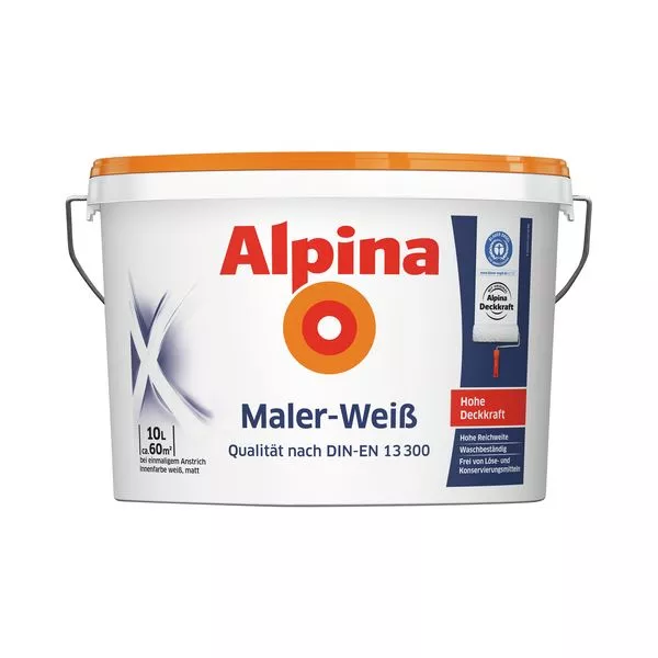Alpina Malerweiss 10L konservierungsmittelfrei