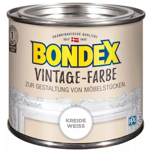 Bondex Vintage Farbe Kreideweiß 0,375L