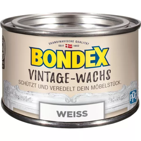 Bondex Vintage Wachs Kreideweiß 0,25L