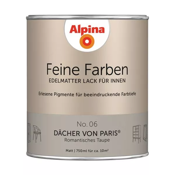 Buntlack Dächer von Paris matt 750ml Feine Farben