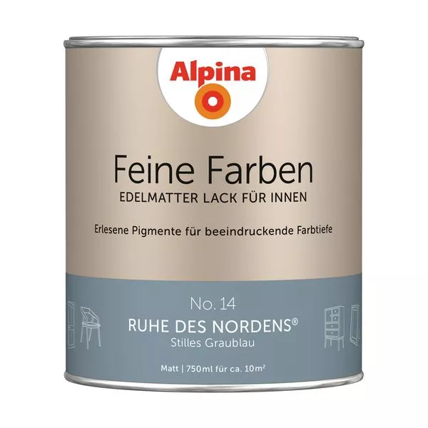 Buntlack Ruhe des Nordens matt 750ml Feine Farben